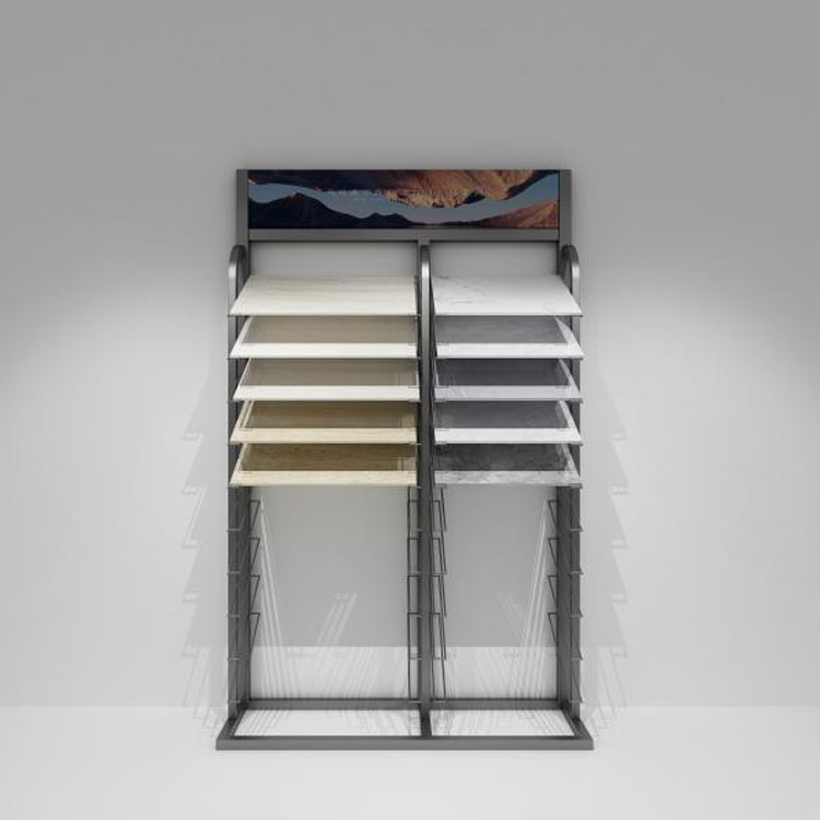 Floor Standing Stone Sample Display Rack